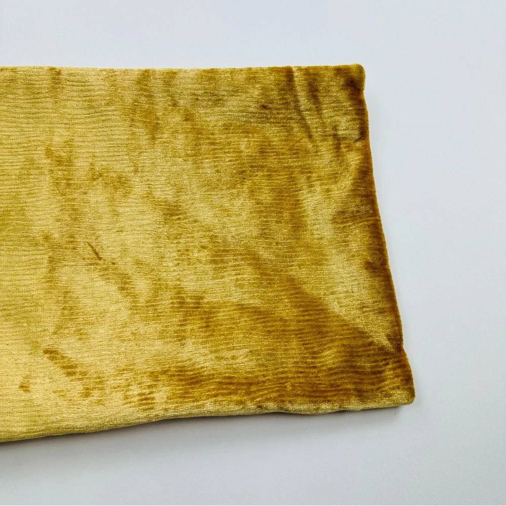 Pier 1 Saffron Velvet Rectangular Accent Pillow Cover